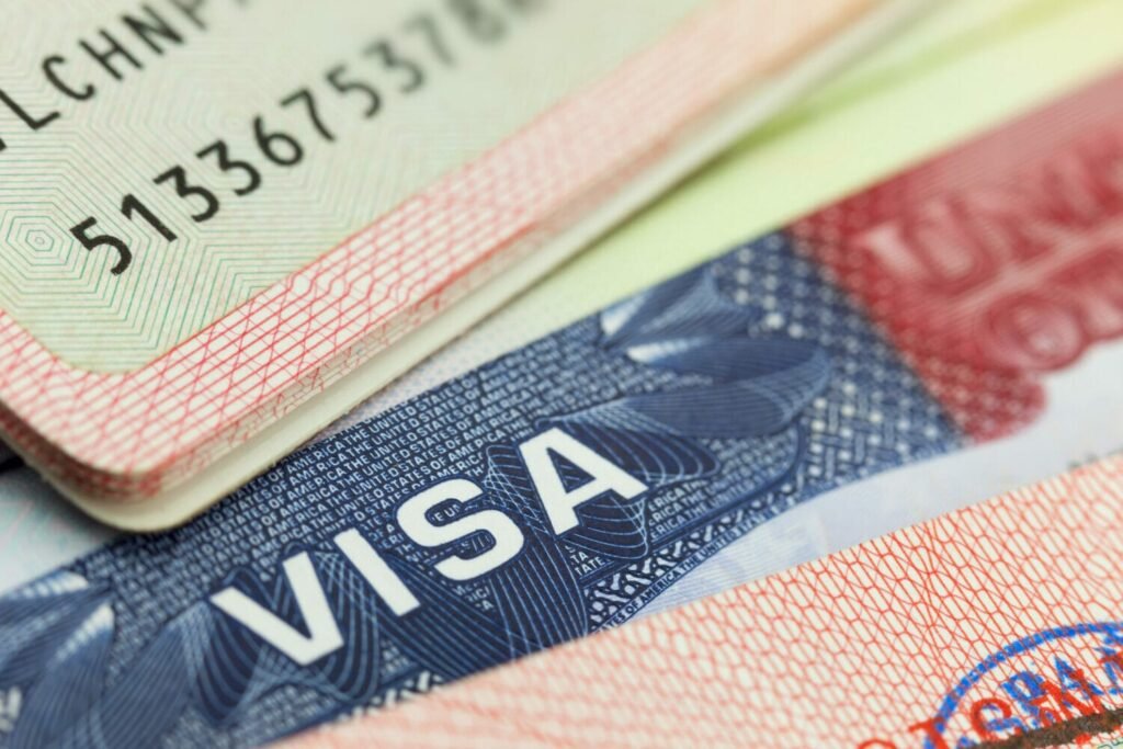 USA VISA ON PASSPORT