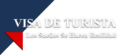 VISA DE TURISTA LOGO WITH TEXT